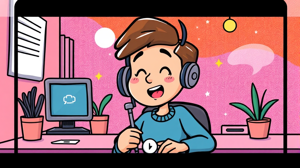 통화 녹음, 저장 공간은 얼마나 차지할까요? (cartoon 스타일)