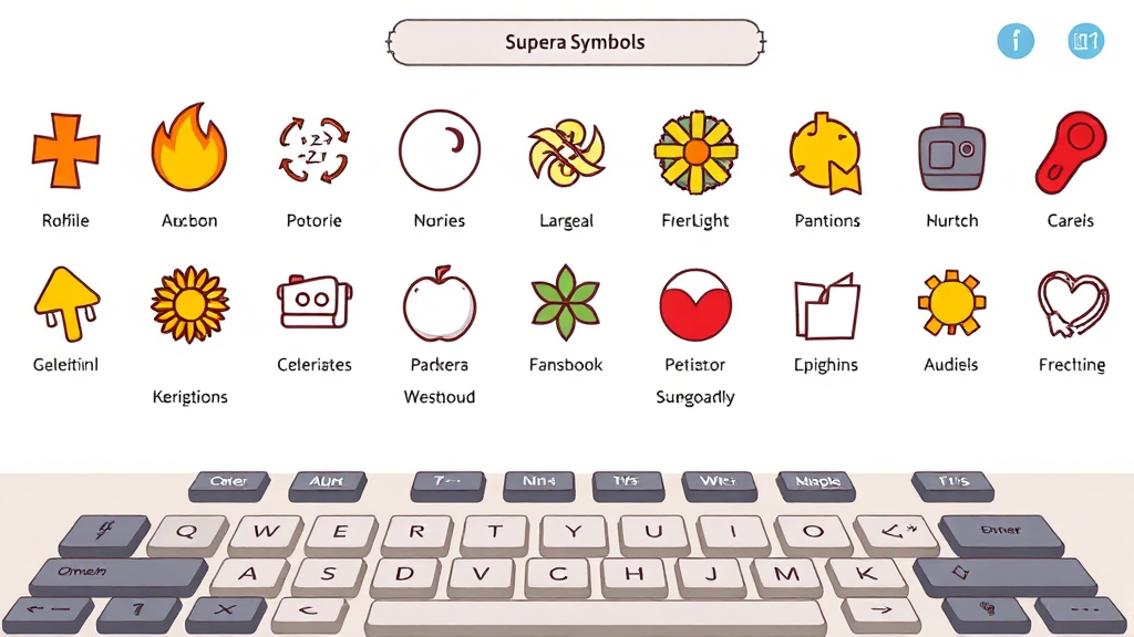 자주 사용되는 특수기호와 그 의미 (영어 읽기 포함) (cartoon 스타일)