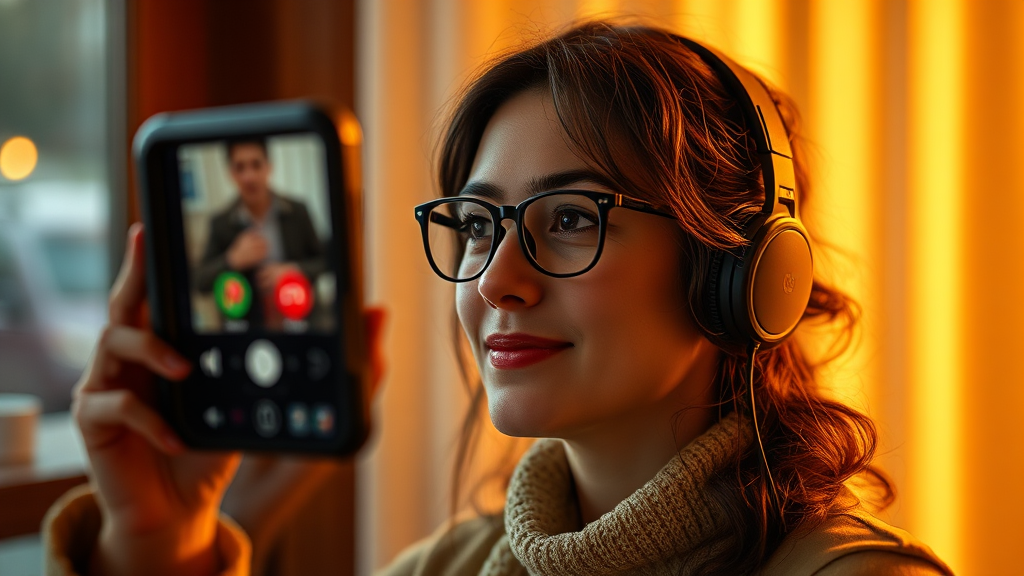 통신사 앱 활용: SKT 에이닷, KT AI 통화녹음 (realistic 스타일)