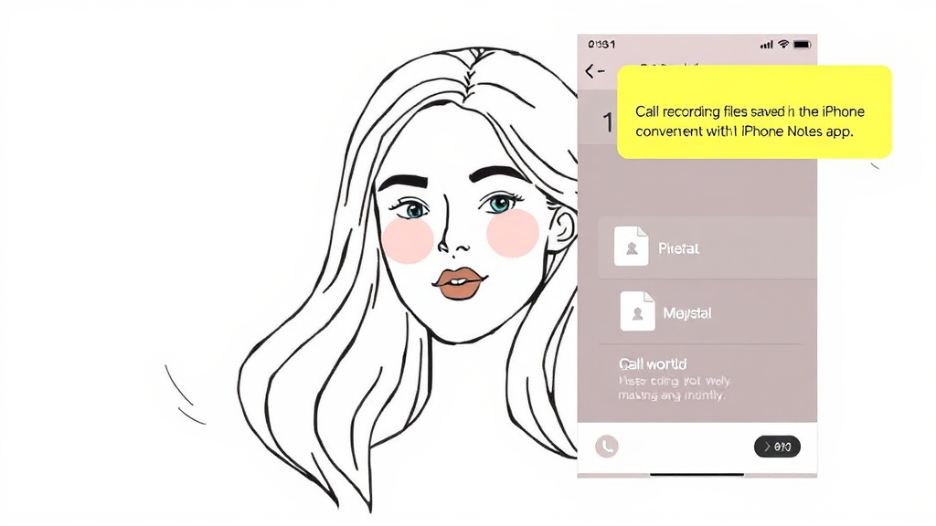 녹음 파일 관리 및 활용 팁 (illustration 스타일)