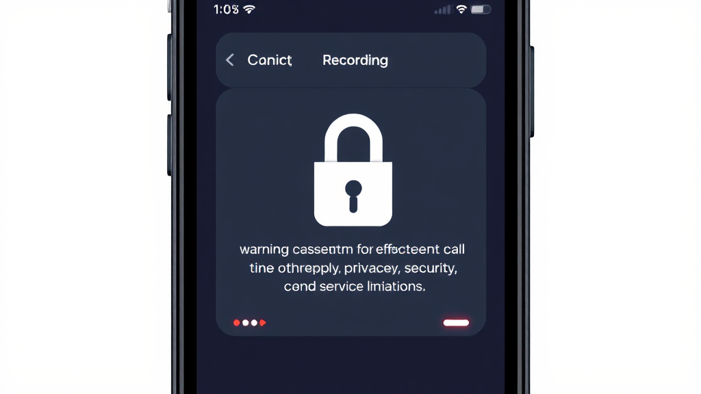 아이폰 통화 녹음, 이것만은 주의하세요! (illustration 스타일)