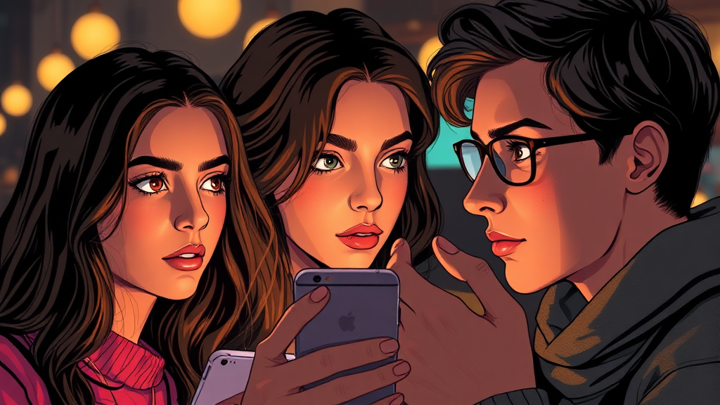 인스타 스토리 몰래보기, 왜 궁금할까? (realistic 스타일)