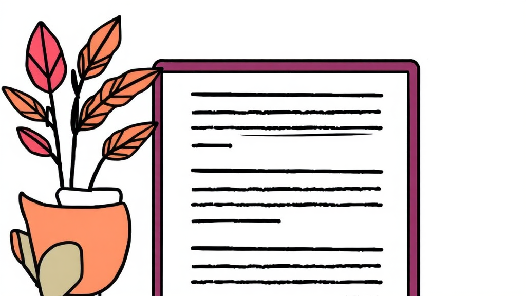 가독성을 높이는 소제목과 문단 구성 전략 (illustration 스타일)