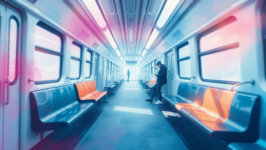 강력해진 노이즈 캔슬링: 몰입감을 더하는 기술 (watercolor 스타일)