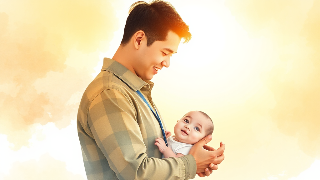 출산 후 경제적 부담을 덜어주는 지원금 및 바우처 (watercolor 스타일)