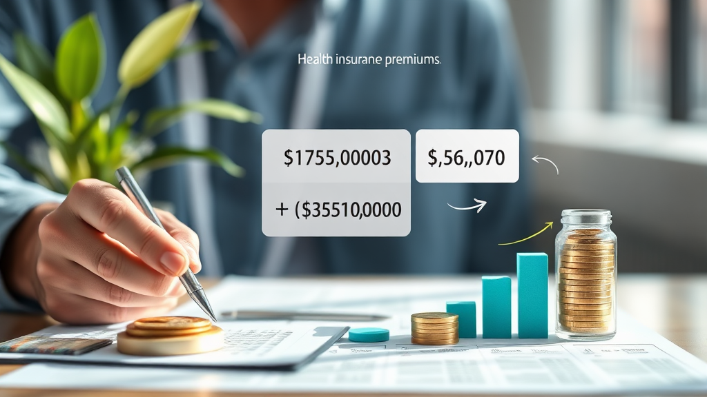 건강보험료, 어떻게 계산될까? 산정 기준 상세 분석 (realistic 스타일)