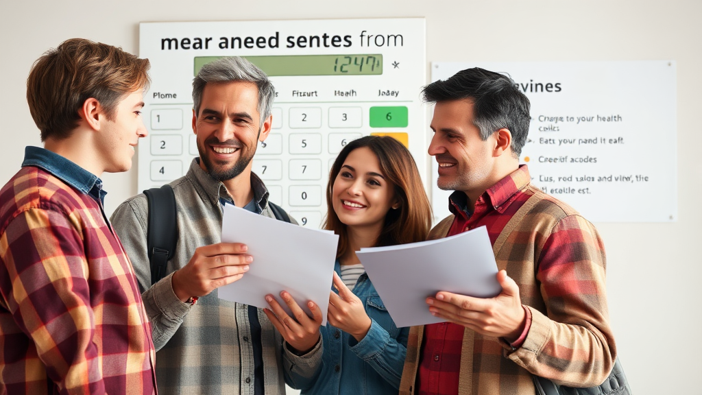 궁금증 해결: 건강보험료 관련 자주 묻는 질문 (realistic 스타일)