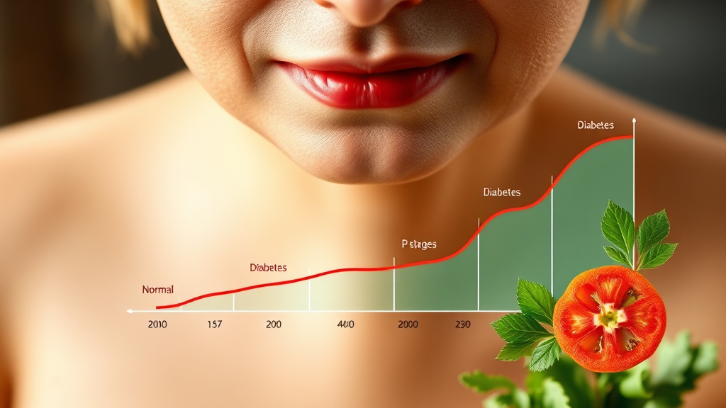 나의 혈당 수치, 정상일까? 기준과 위험 단계 이해하기 (realistic 스타일)