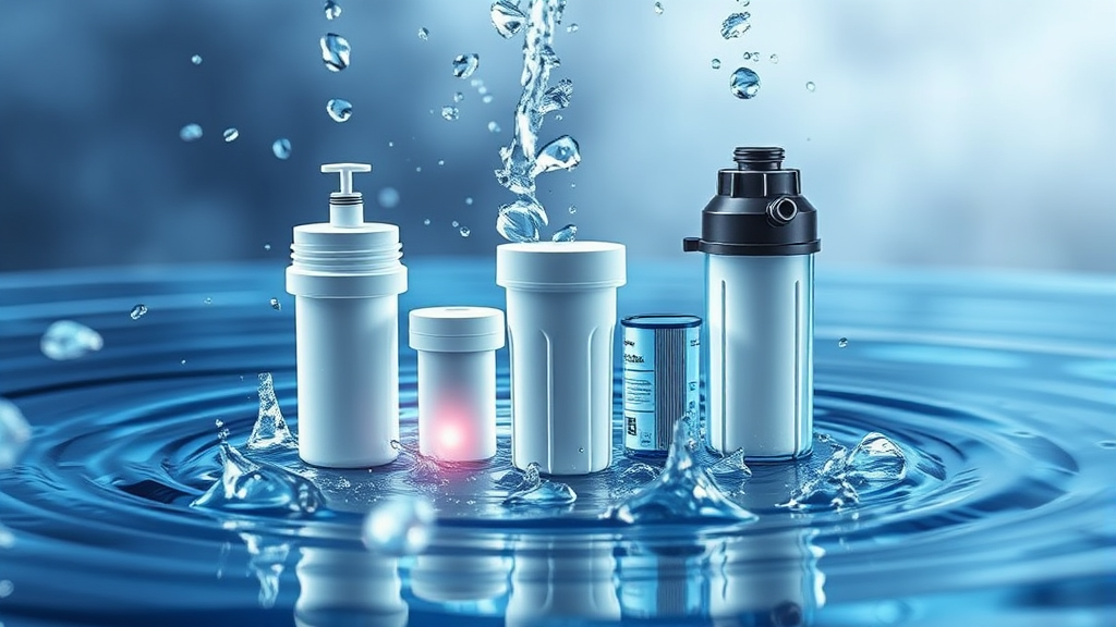 다양한 정수기 필터 종류와 기능 완벽 분석 (realistic 스타일)