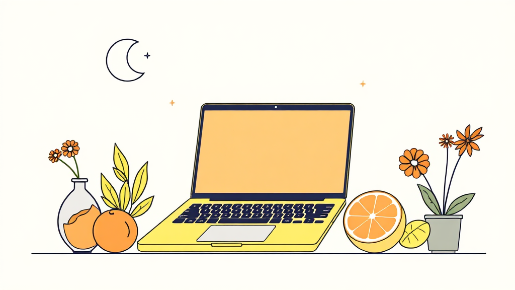 맥북 네오, 놀라운 가치와 디자인의 만남 (illustration 스타일)