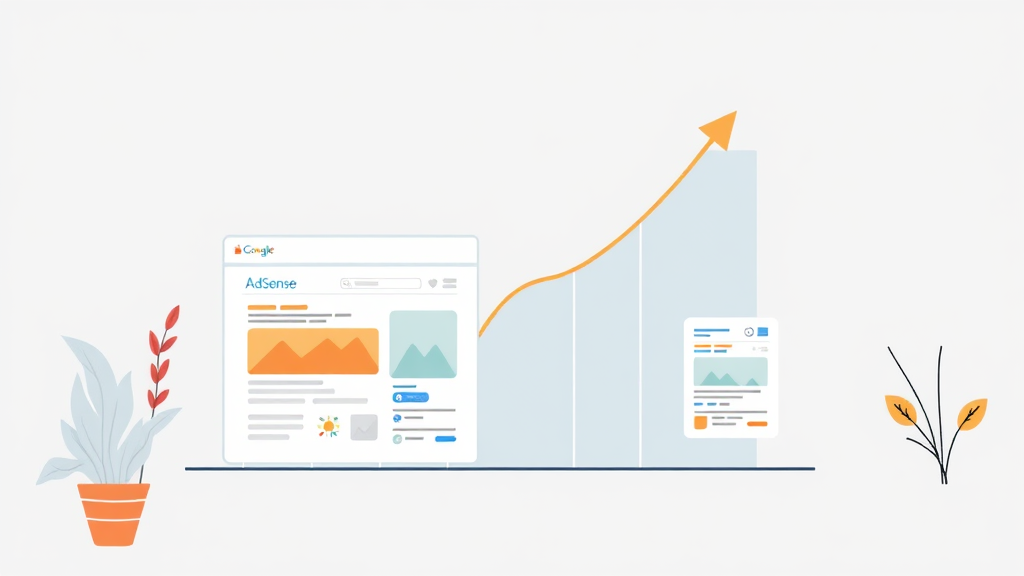 애드센스 수익, 어떻게 늘릴 수 있을까? (illustration 스타일)