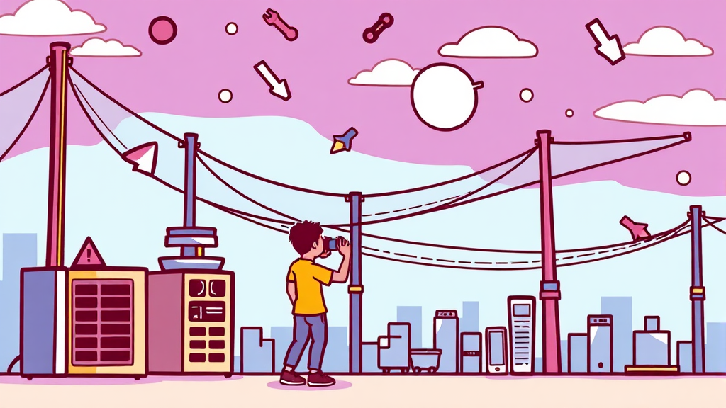 알뜰폰 시장의 숨겨진 경쟁력: 망 사업자와의 관계 (cartoon 스타일)