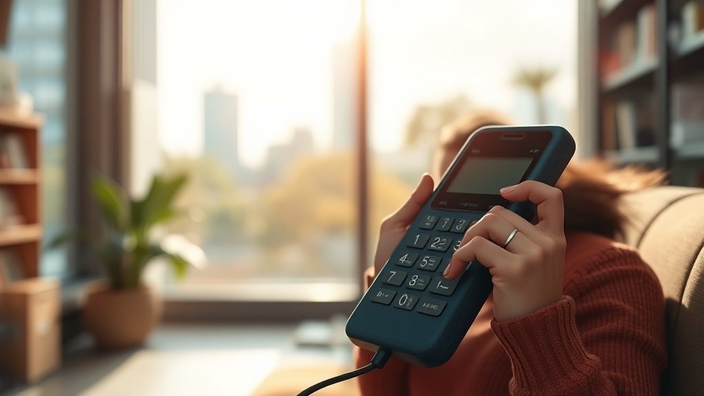 알뜰폰, 통신비 절감을 넘어선 스마트한 선택 (realistic 스타일)