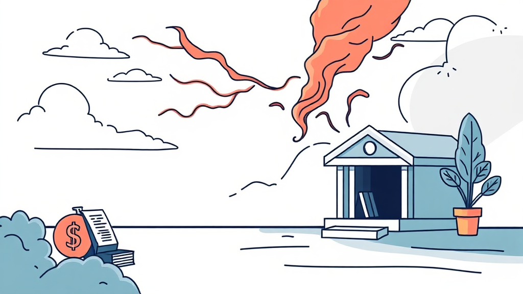 퇴직연금 해지 시 세금 폭탄 피하는 법 (illustration 스타일)