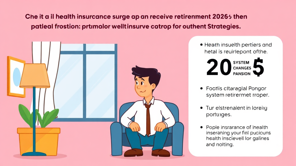 퇴직연금과 건강보험료: 2026년 변화 주목 (cartoon 스타일)