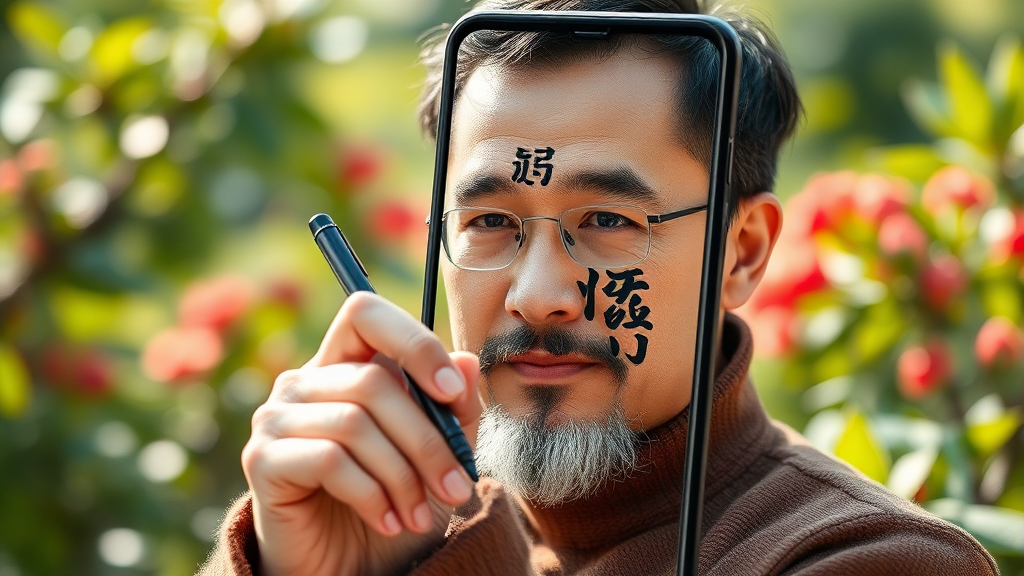 S펜으로 한자 입력하는 특별한 방법 (realistic 스타일)