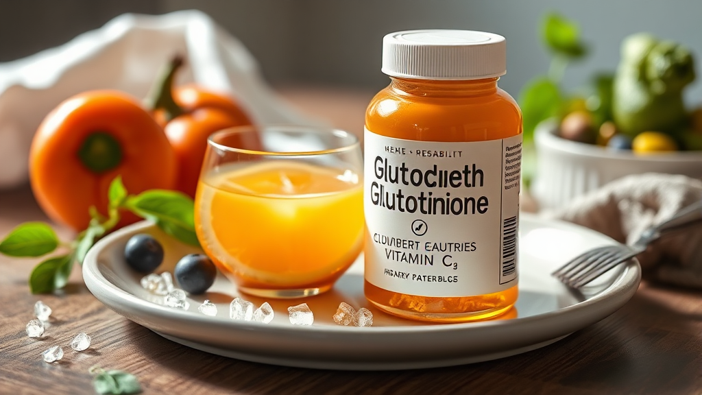 글루타치온, 현명하게 섭취하기 위한 종합 가이드 (realistic 스타일)