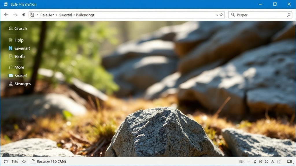 파일 탐색기, 기본 기능 100% 활용하기 (realistic 스타일)