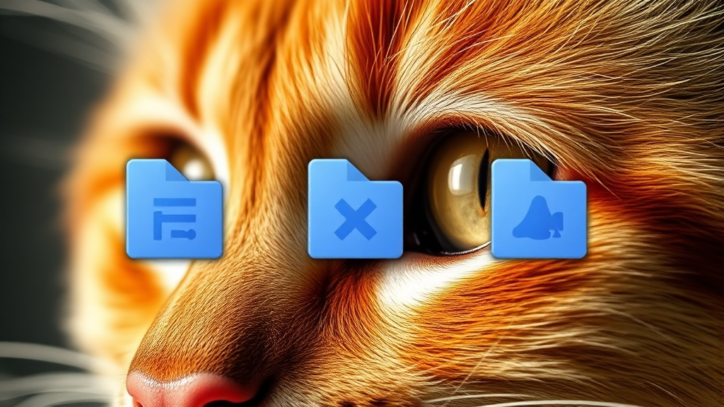 파일 탐색기, 똑똑하게 활용해서 파일 관리 마스터하기 (realistic 스타일)