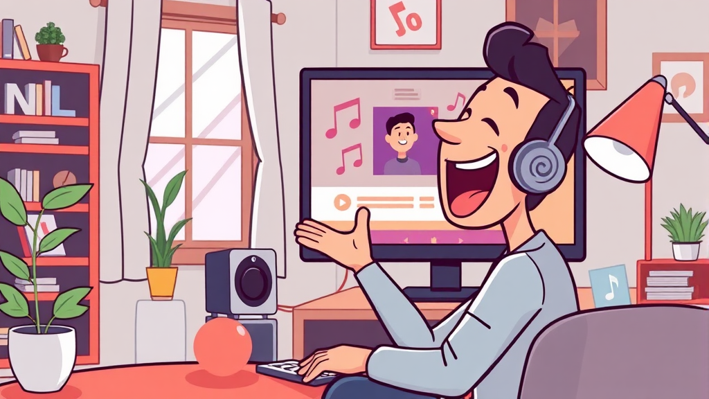 컴퓨터 노래방 프로그램, 이것만 알면 OK! (cartoon 스타일)