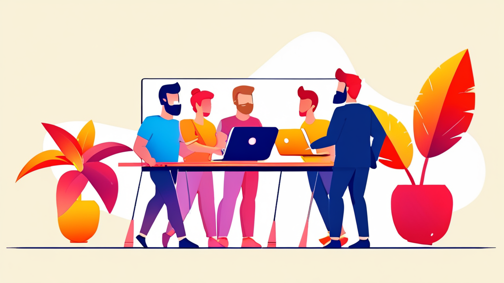 발표 자료, 숙제, 태블릿 PC로 스마트하게 완성 (cartoon 스타일)