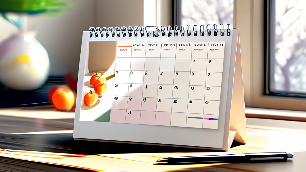 네이버 캘린더: 한국 맞춤형 편리 기능 (realistic 스타일)