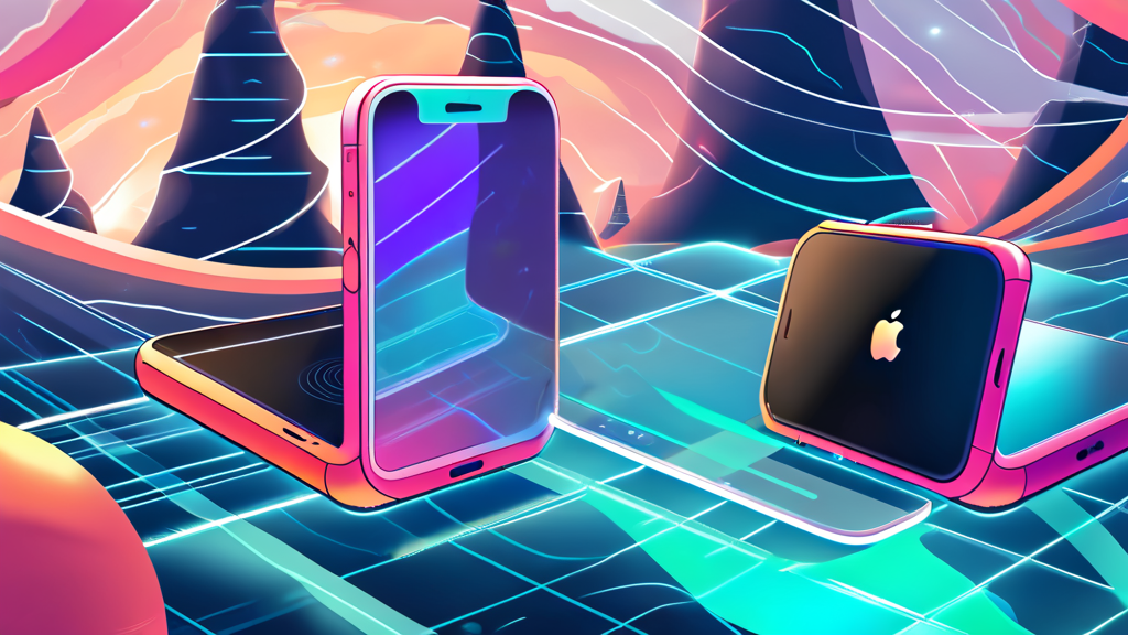 퀵쉐어와 에어드롭, 드디어 만나다 (illustration 스타일)