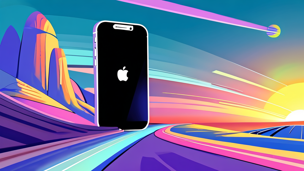 갤럭시 아이폰 파일 공유, 미래 전망과 기술 발전 (cartoon 스타일)