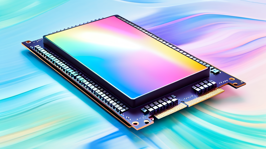 DDR4 vs DDR5: 최신 메모리 기술 비교 (watercolor 스타일)