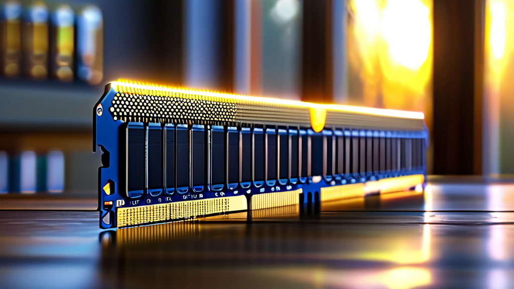 DDR4와 DDR5, 실제 체감 성능은? (realistic 스타일)