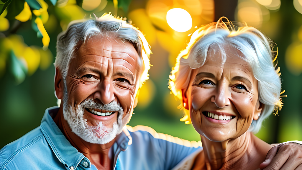 어르신 치과 부담 완화: 임플란트와 틀니 보험 확대 (realistic 스타일)