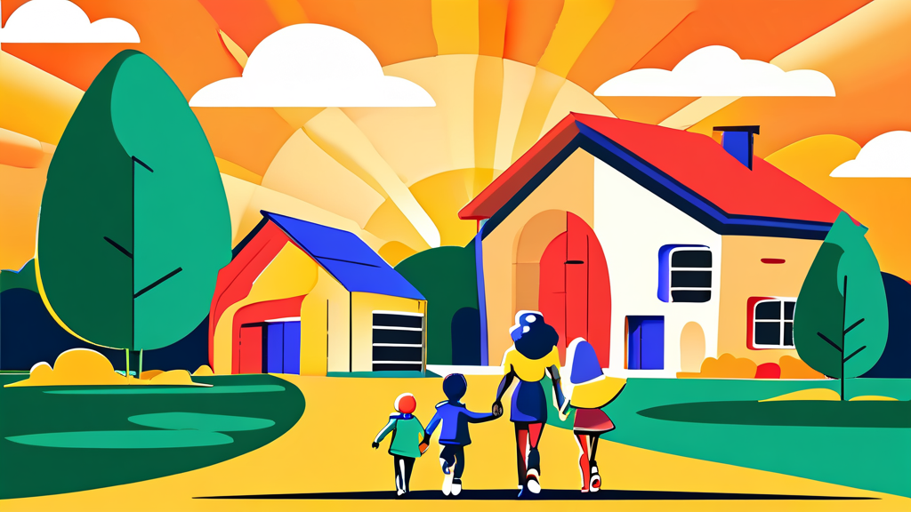 분양전환 공공임대주택이란? (cartoon 스타일)