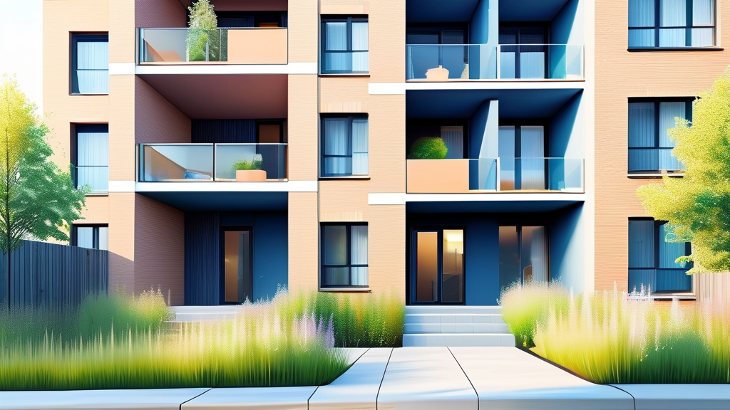 분양전환 공공임대주택의 장점과 단점 (watercolor 스타일)