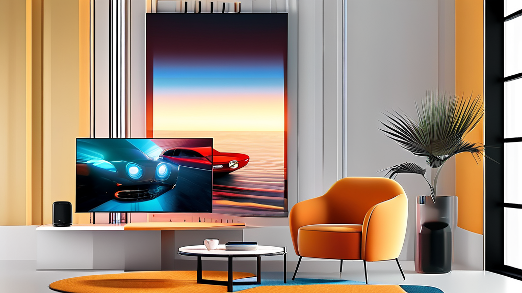 TV 화면을 오래도록 깨끗하게 유지하는 팁 (illustration 스타일)