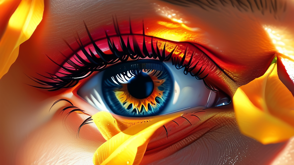 눈다래끼 빨리 낫는 방법과 주의사항 (realistic 스타일)