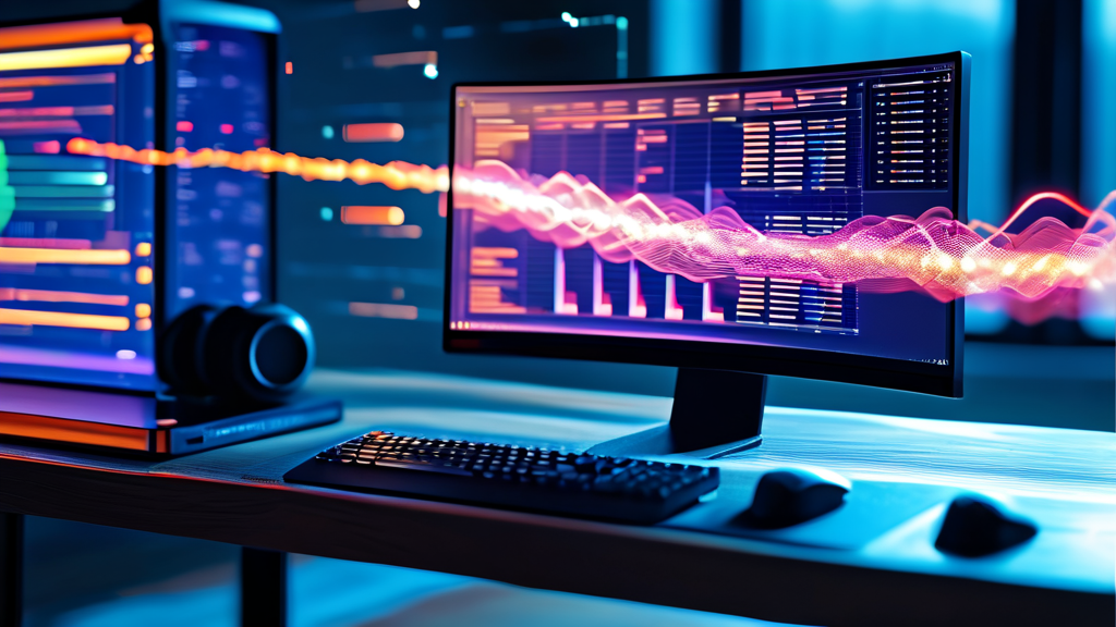 데이터 분석 및 코딩을 위한 AI 도구 (realistic 스타일)