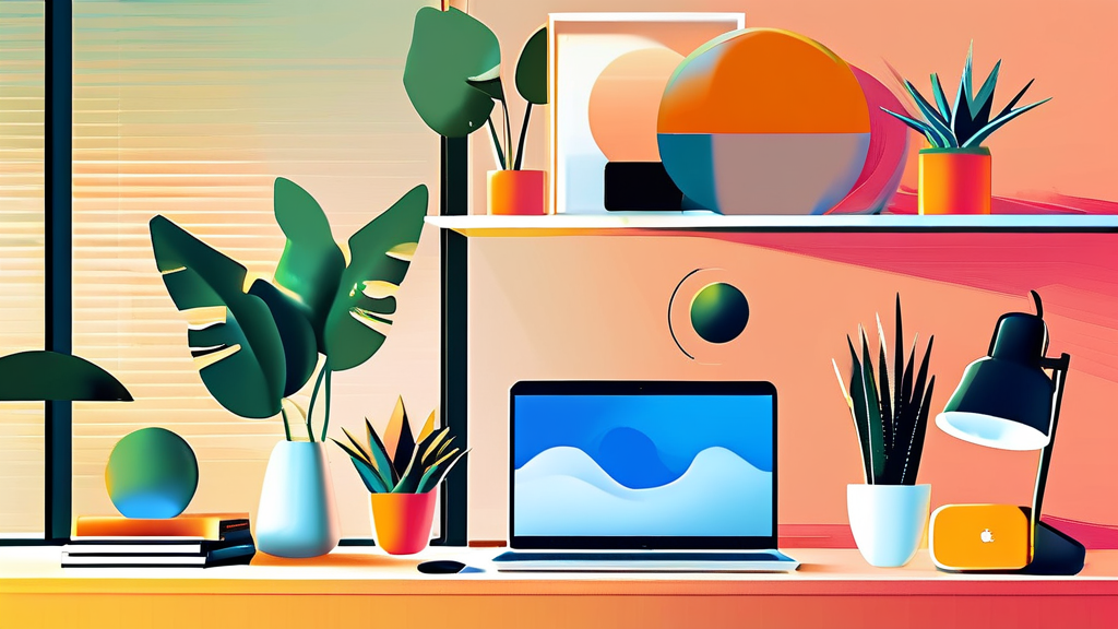 AI 도구, 미래를 위한 똑똑한 조수 (illustration 스타일)