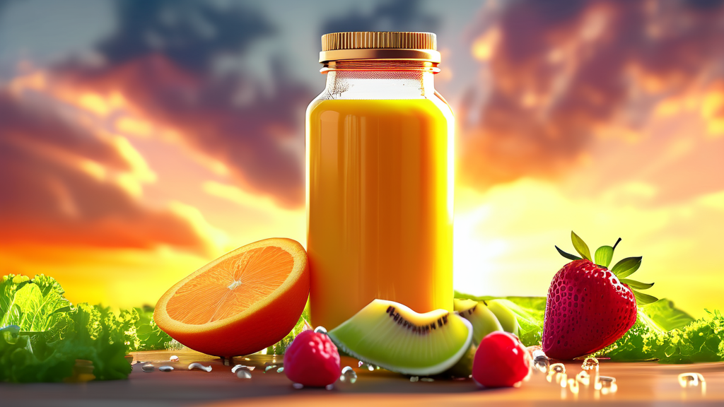 뼈 건강부터 기분까지, 비타민 D의 놀라운 역할 (realistic 스타일)