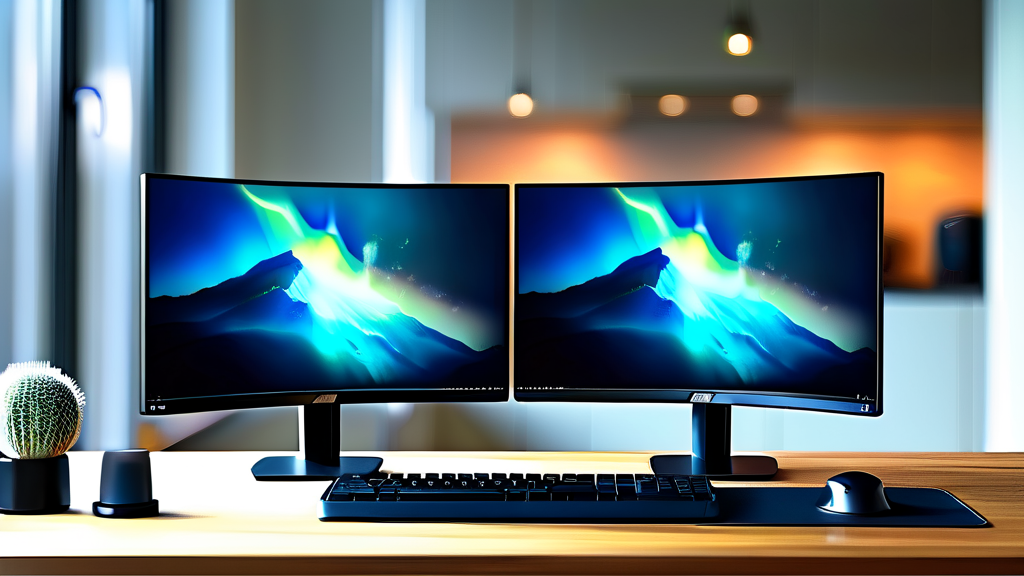 GPU, 듀얼 모니터 환경을 부드럽게 만드는 비밀 (realistic 스타일)