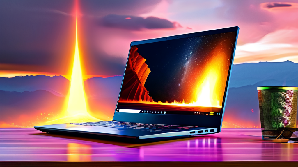 노트북 발열, 무엇이 문제일까요? (realistic 스타일)