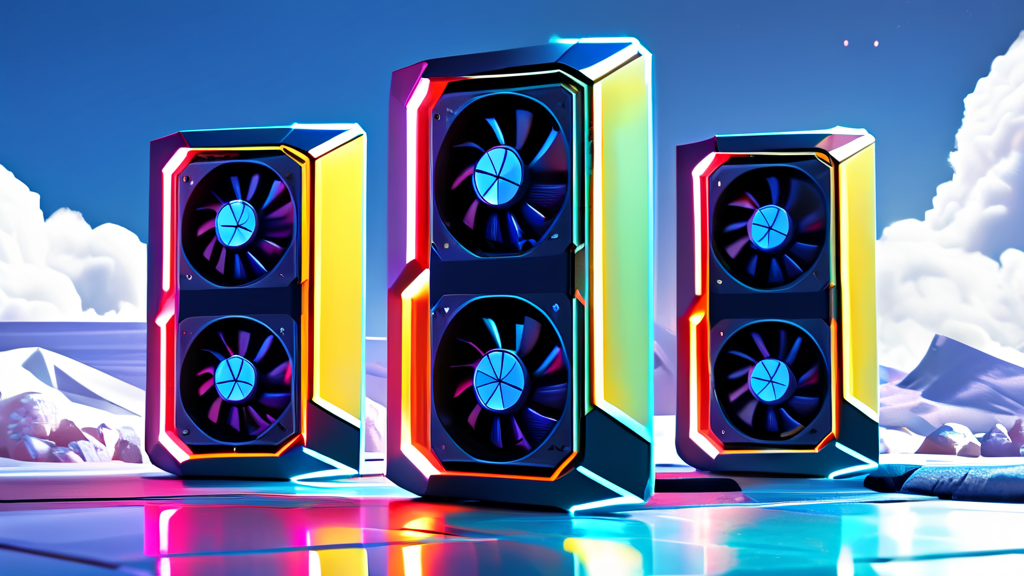 게임과 영상, AI 학습: 각각에 더 적합한 칩은? (illustration 스타일)