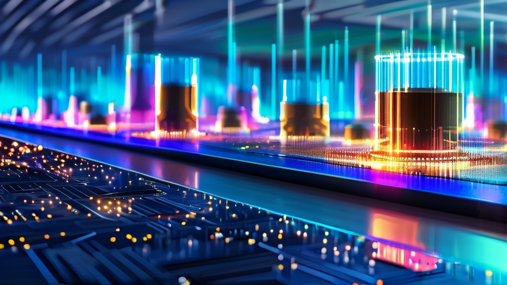 리벨리온 NPU의 기술 발전과 미래 전망 (realistic 스타일)