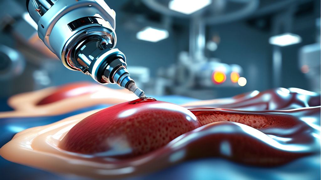 로봇수술, 다양한 질환에 활용돼요 (realistic 스타일)