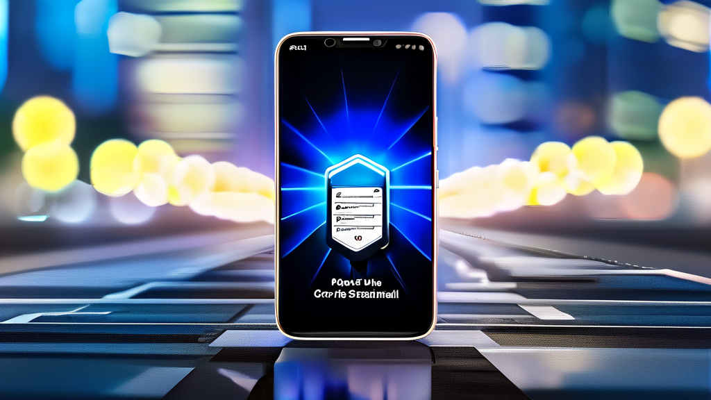 스마트폰 속 나만의 신분증: 모바일 주민등록증이란? (realistic 스타일)