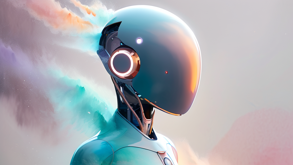 AI 비서의 진화: 단순 대화를 넘어선 능력 (watercolor 스타일)