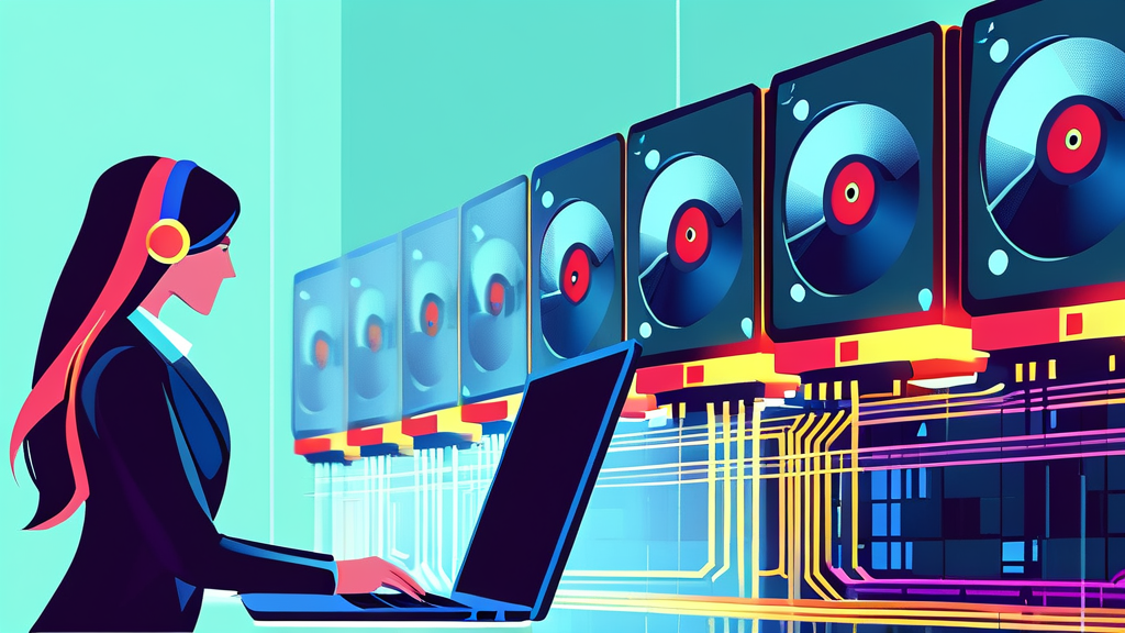 CPU와 GPU의 근본적인 차이점 비교 분석 (illustration 스타일)