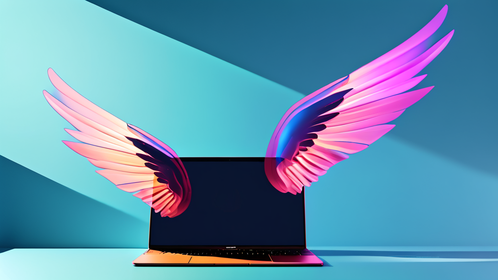 창작자를 위한 최고의 도구: 맥북의 강력한 성능과 활용법 (illustration 스타일)