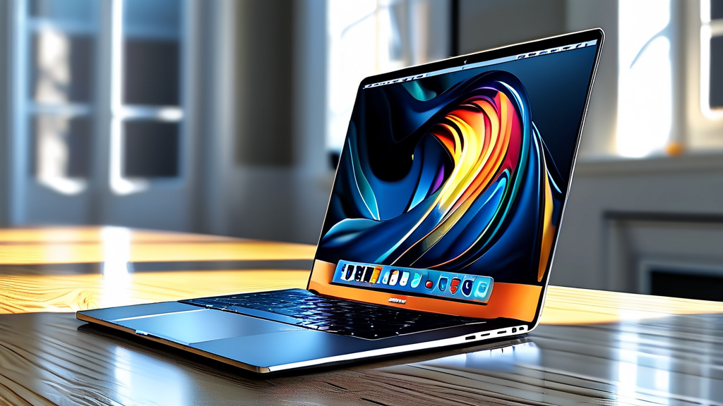 맥북 구매 가이드: 나에게 맞는 모델 선택하기 (realistic 스타일)