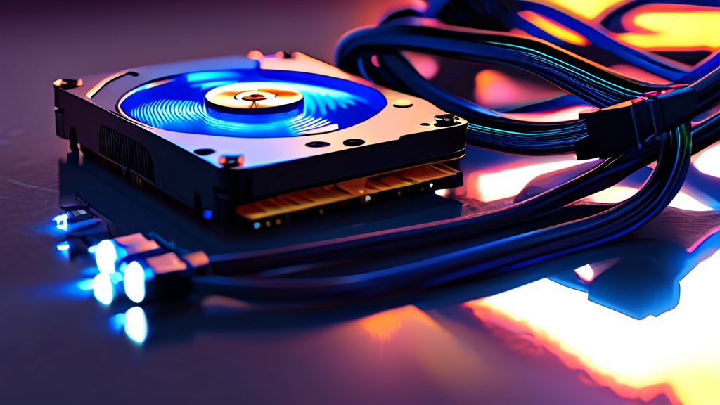 외장하드 인식 불량, 물리적 손상 진단 및 초기 대응 (realistic 스타일)