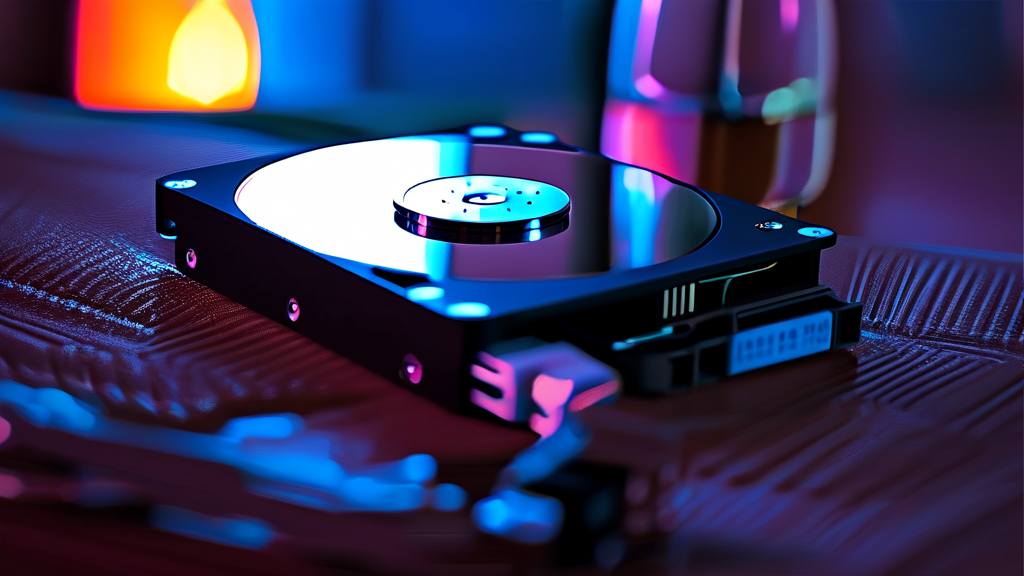 외장하드 고장 사례별 진단 및 복구 과정 (realistic 스타일)